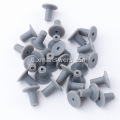 Custom molded silicone rubber stopper screw